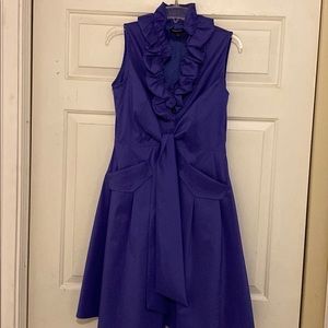 Ruffled collar dress